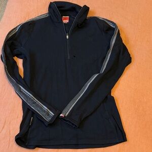 Icebreaker Merino Wool Quarter-Zip Pullover Womens Size Medium